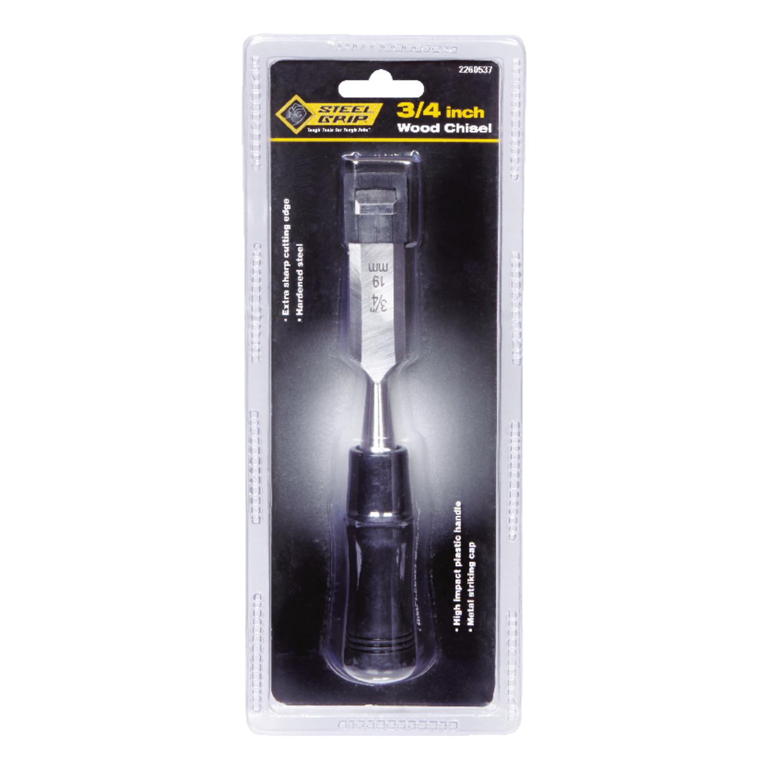 Steel Grip 3/4 in. W X 4 in. L Wood Chisel 1 pk