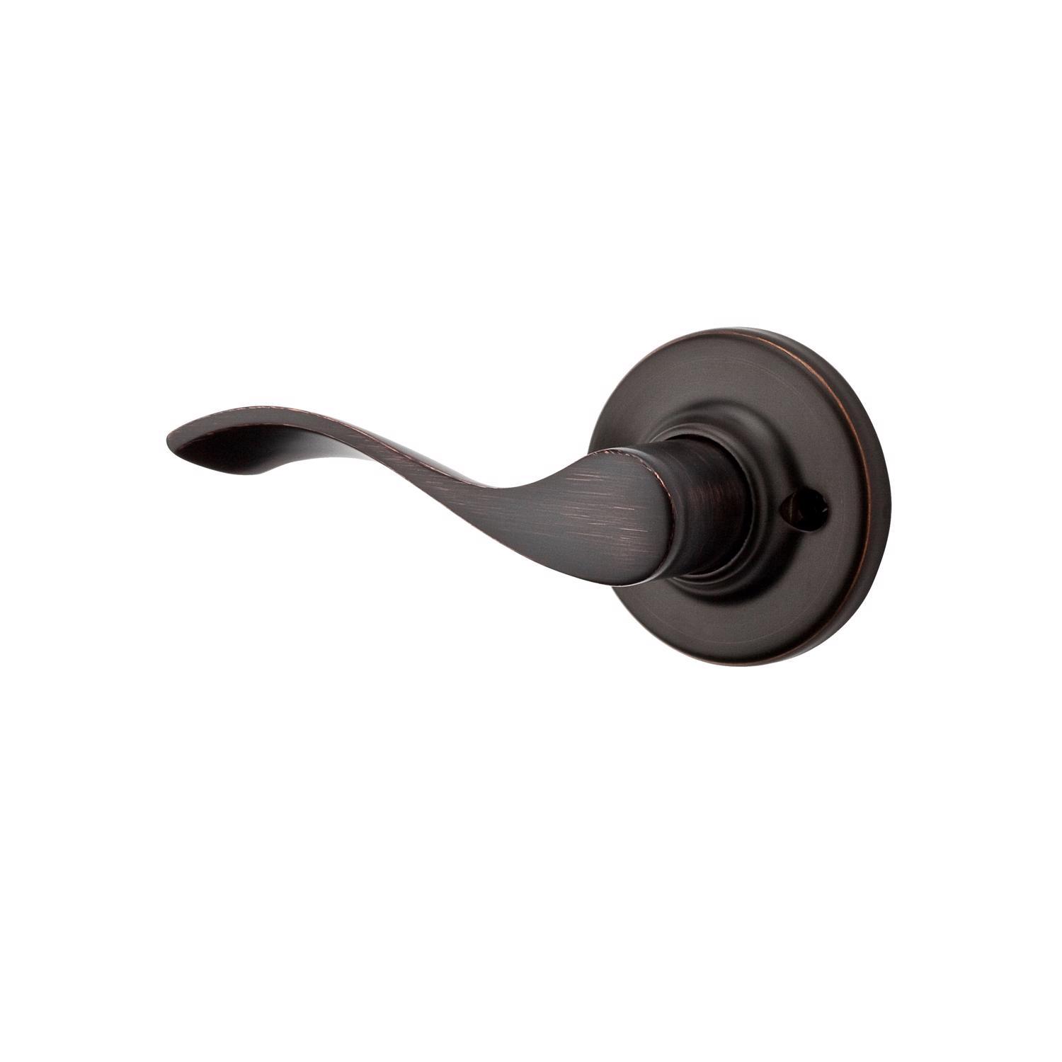 Kwikset Balboa Venetian Bronze Dummy Lever Left Handed