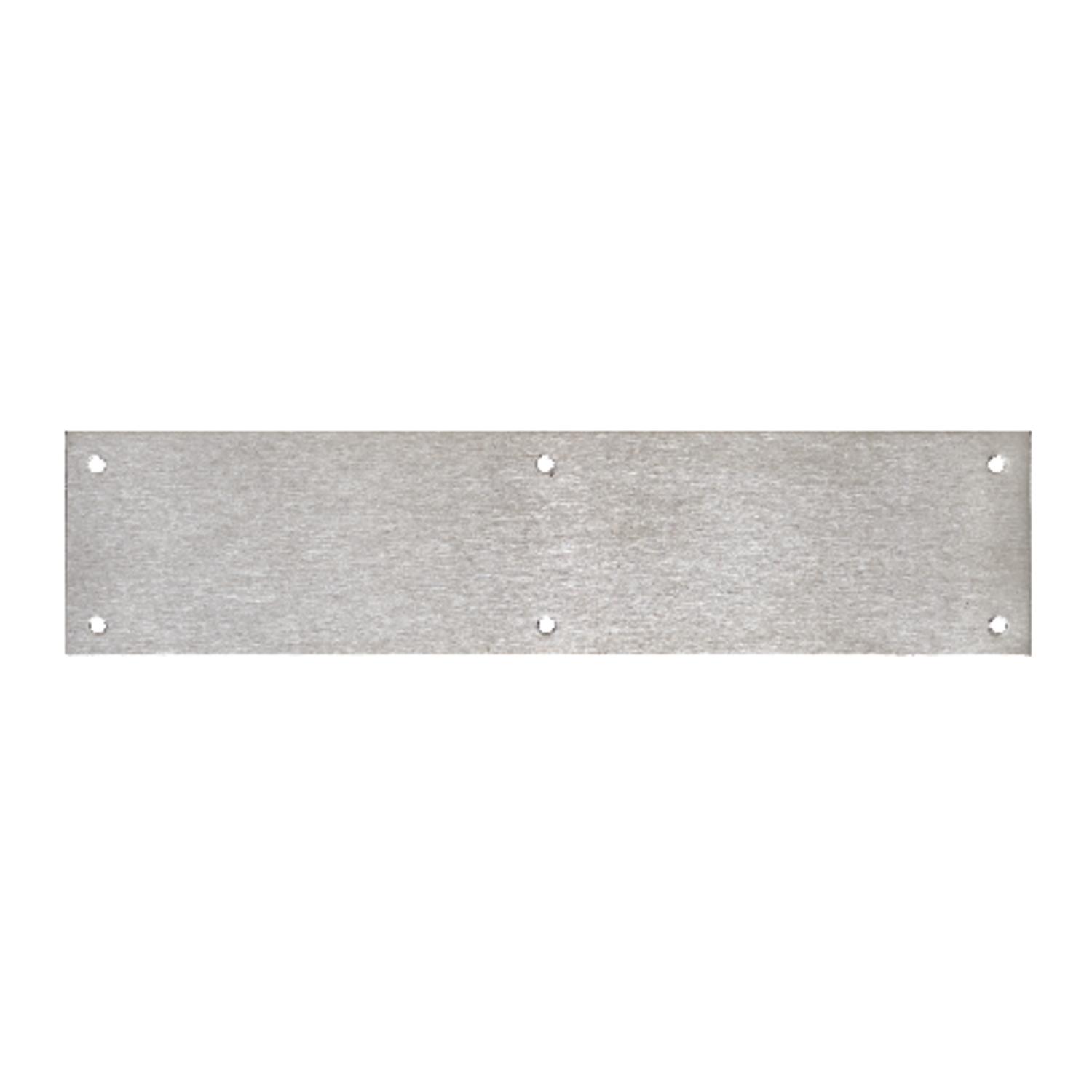 Tell 3-1/2 in. H X 15 in. L Brushed Stainless Steel Stainless Steel Push Plate