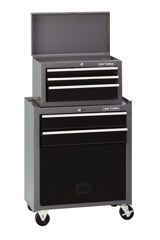 Craftsman 5 drawer Ball-Bearing Tool Center 14 in. D x 26-1/2 in. W x 44-1/4 in. H