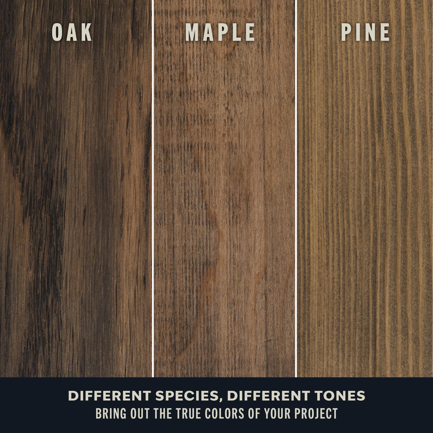 Varathane Premium Semi-Transparent Ebony Oil-Based Urethane Modified Alkyd Fast Dry Wood Stain 1 qt