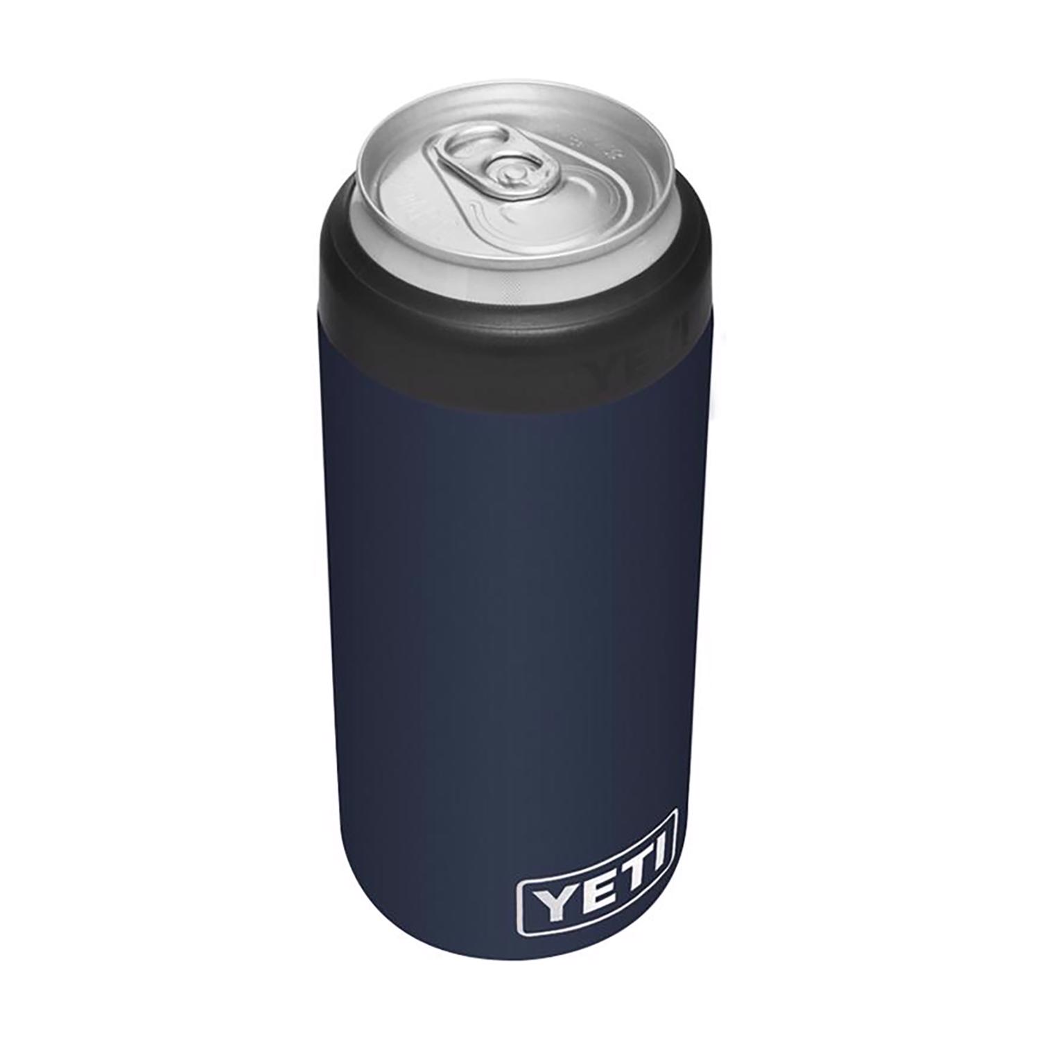 YETI Rambler 12 oz Colster Navy BPA Free Slim Can Insulator