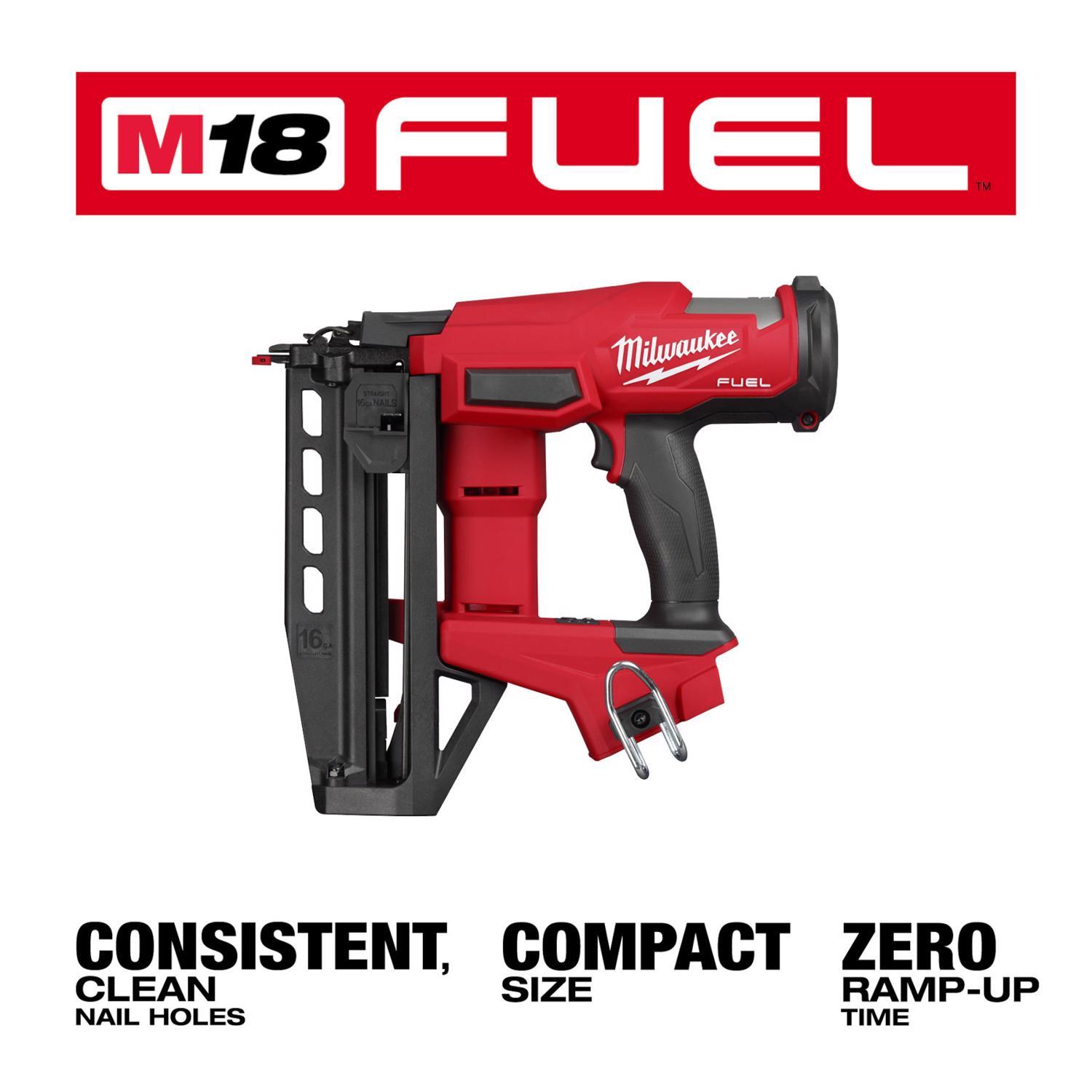Milwaukee M18 FUEL 16 Ga. 18 Volt Brushless Finish Nailer