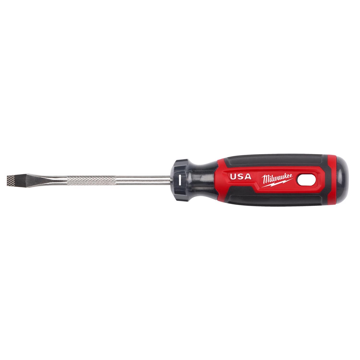 Milwaukee 1/4 in. X 4 in. L Slotted Screwdriver 1 pk