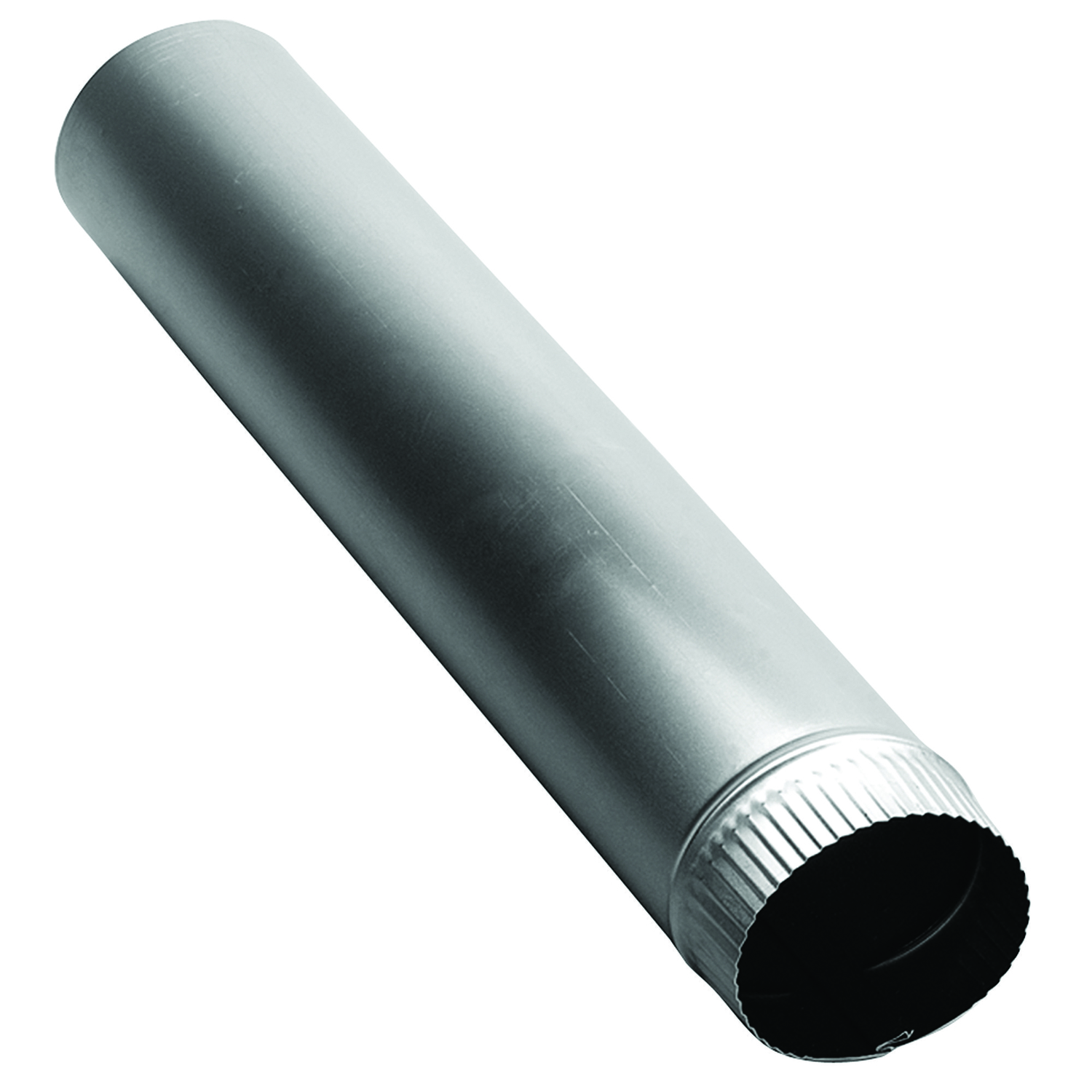 Deflect-O 24 in. L X 3 in. D Silver Aluminum Vent Pipe