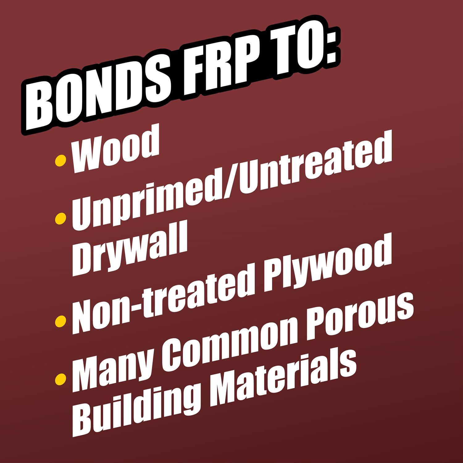 Titebond GREENchoice Fast Grab FRP High Strength Emulsion Polymer Light Beige Adhesive 4 gal