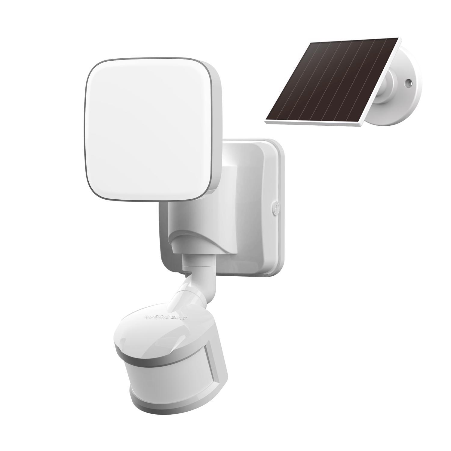 Feit LED Motion-Sensing Solar Powered LED White Security Floodlight