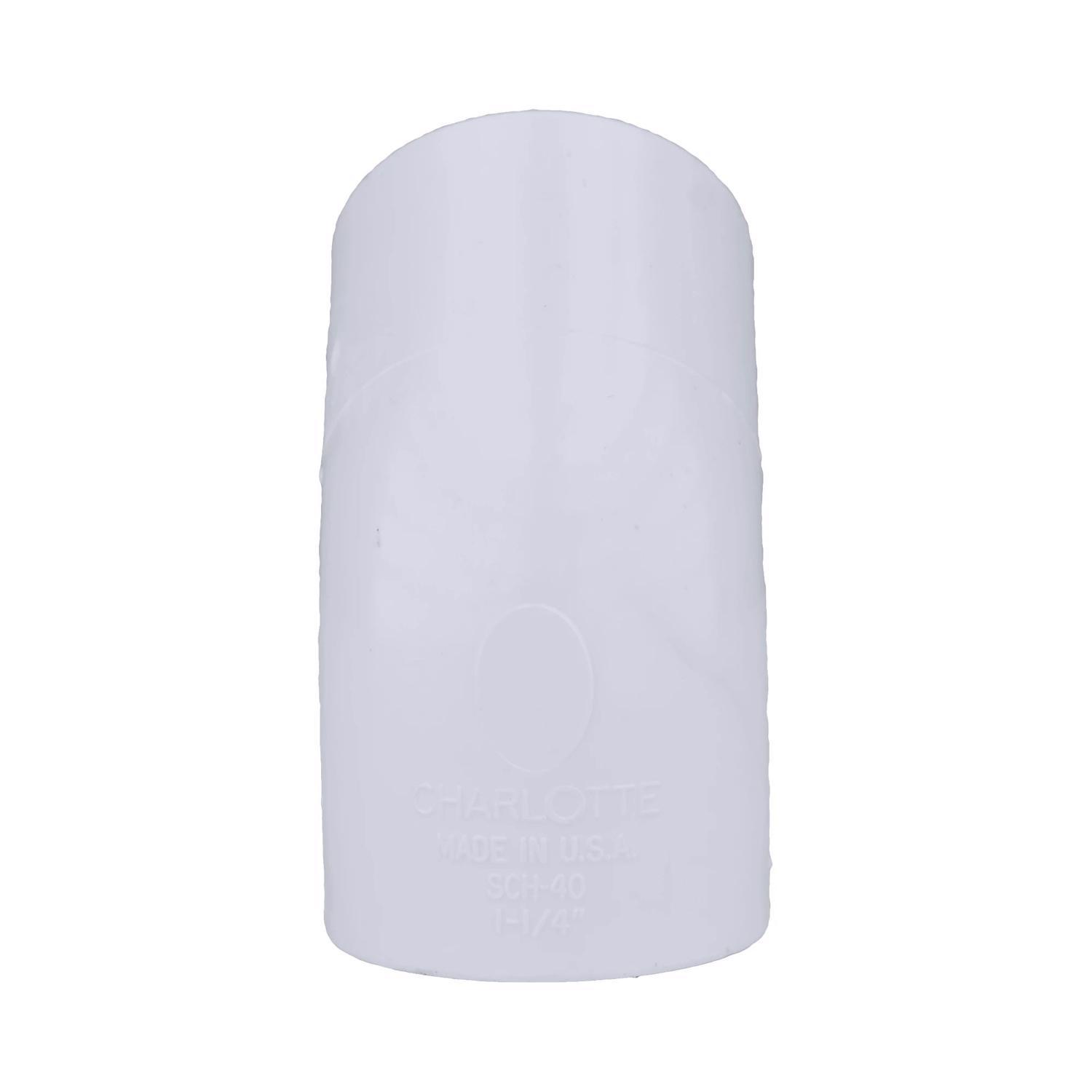 Charlotte Pipe Schedule 40 1-1/4 in. Slip X 1-1/4 in. D Slip PVC Elbow 1 pk