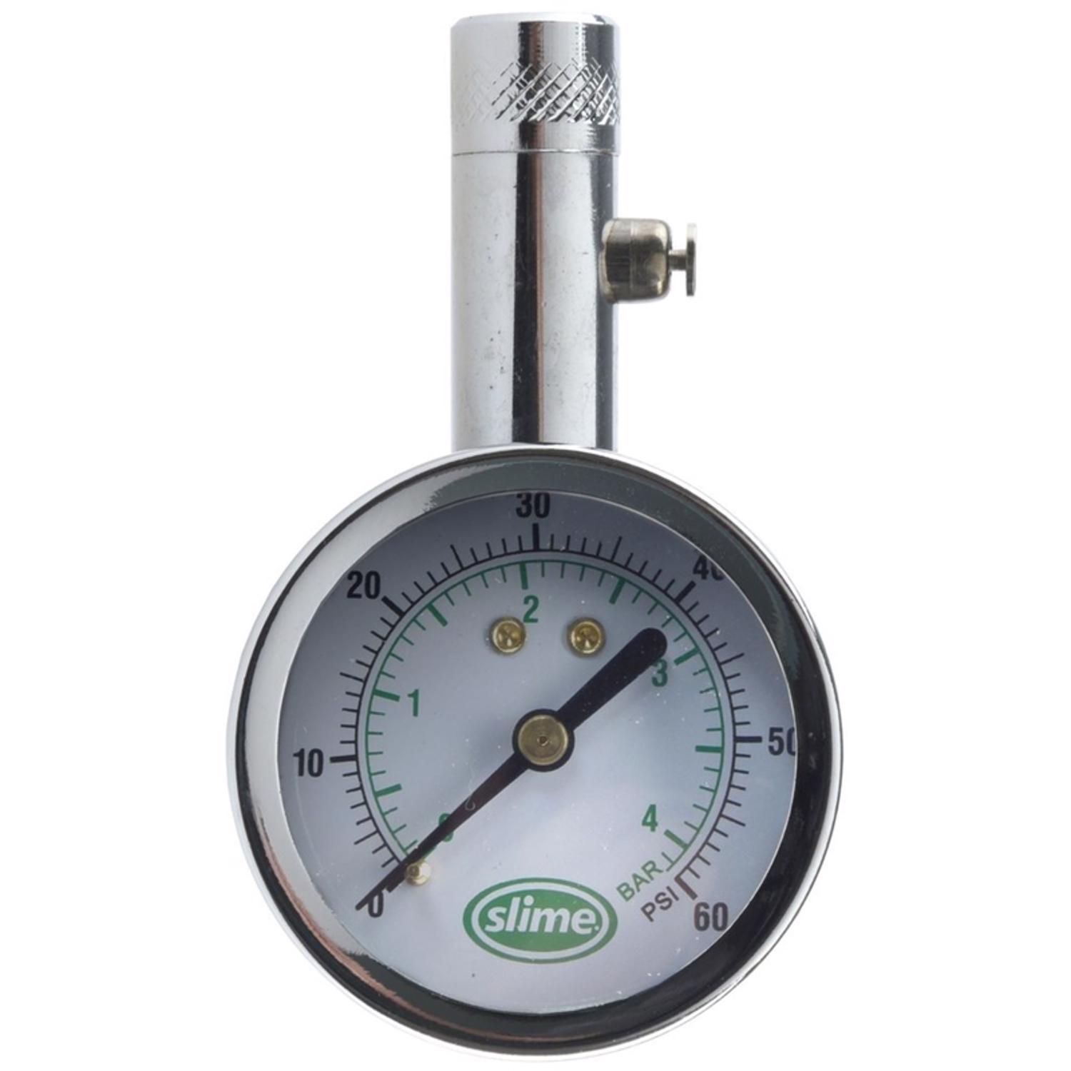 Slime 60 psi Dial Tire Pressure Gauge
