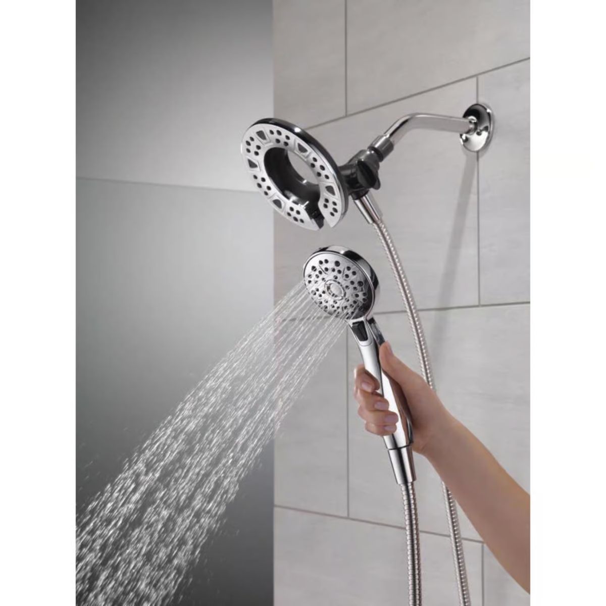 Delta Chrome 4 settings Showerhead Combo 1.75 gpm