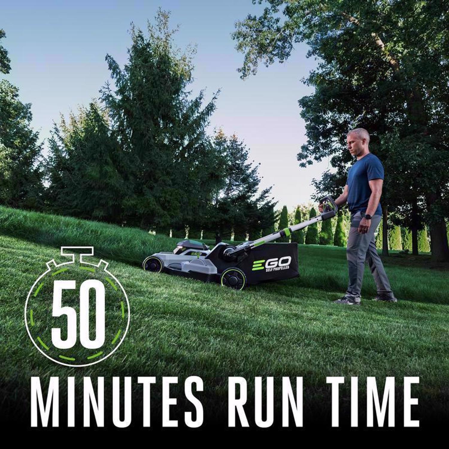 EGO Power+ LM2114SP 21 in. 56 V Battery Self-Propelled Lawn Mower Kit (Battery & Charger) W/ 6.0 AH BATTERY