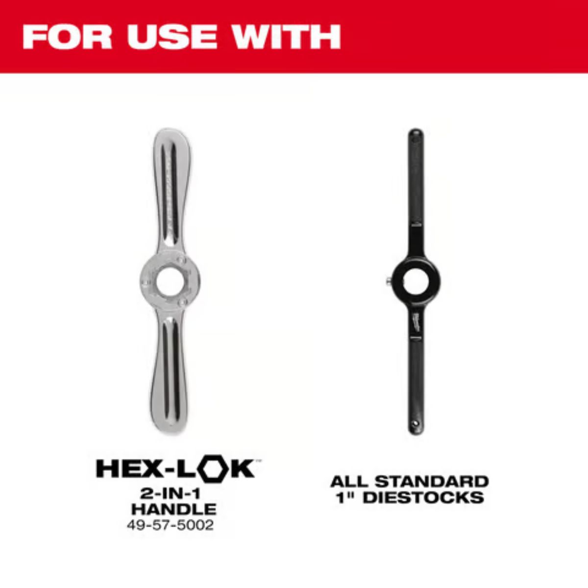 Milwaukee SAE 1/2-13 NC 1 in. Hex Threading Die