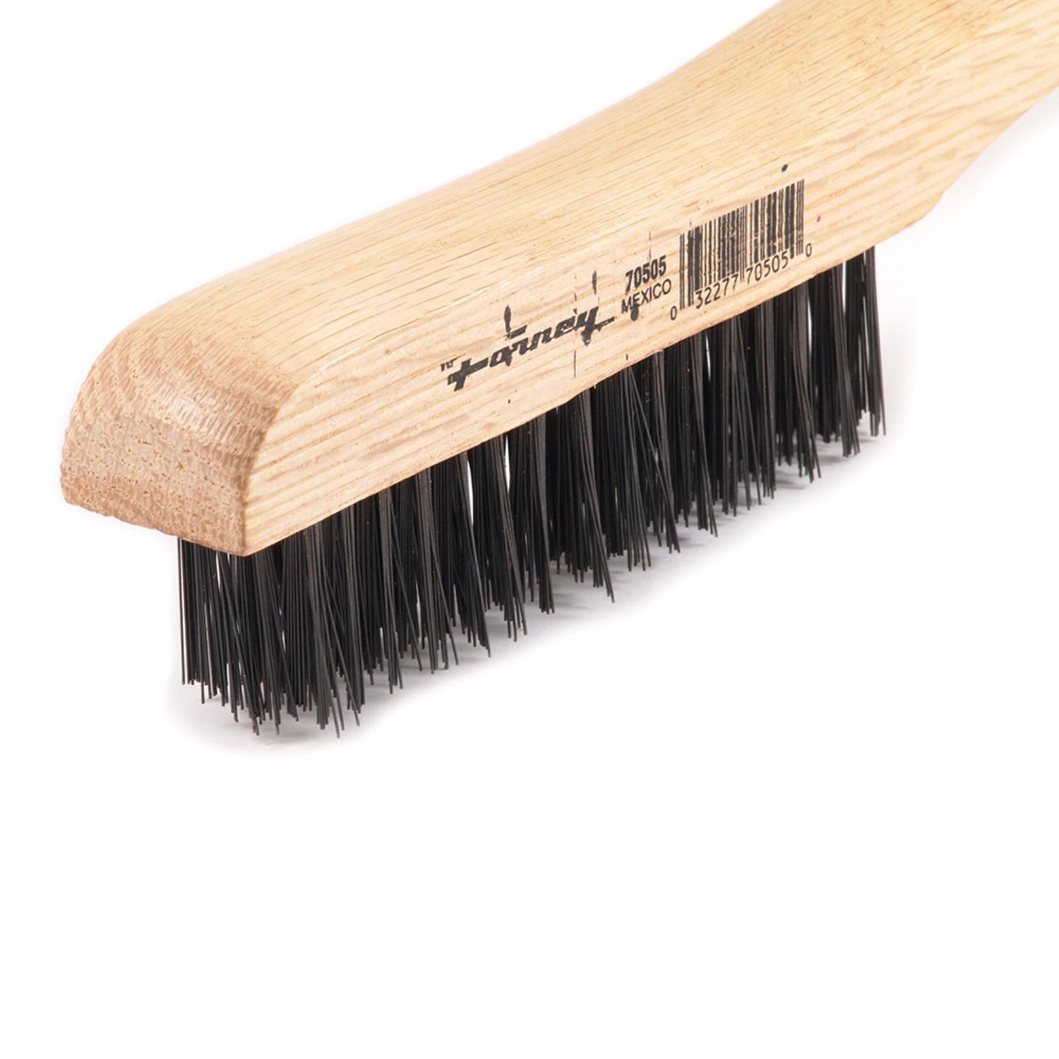 Forney 10-1/4 in. L X 2 in. W Scratch Brush Wood 1 pc