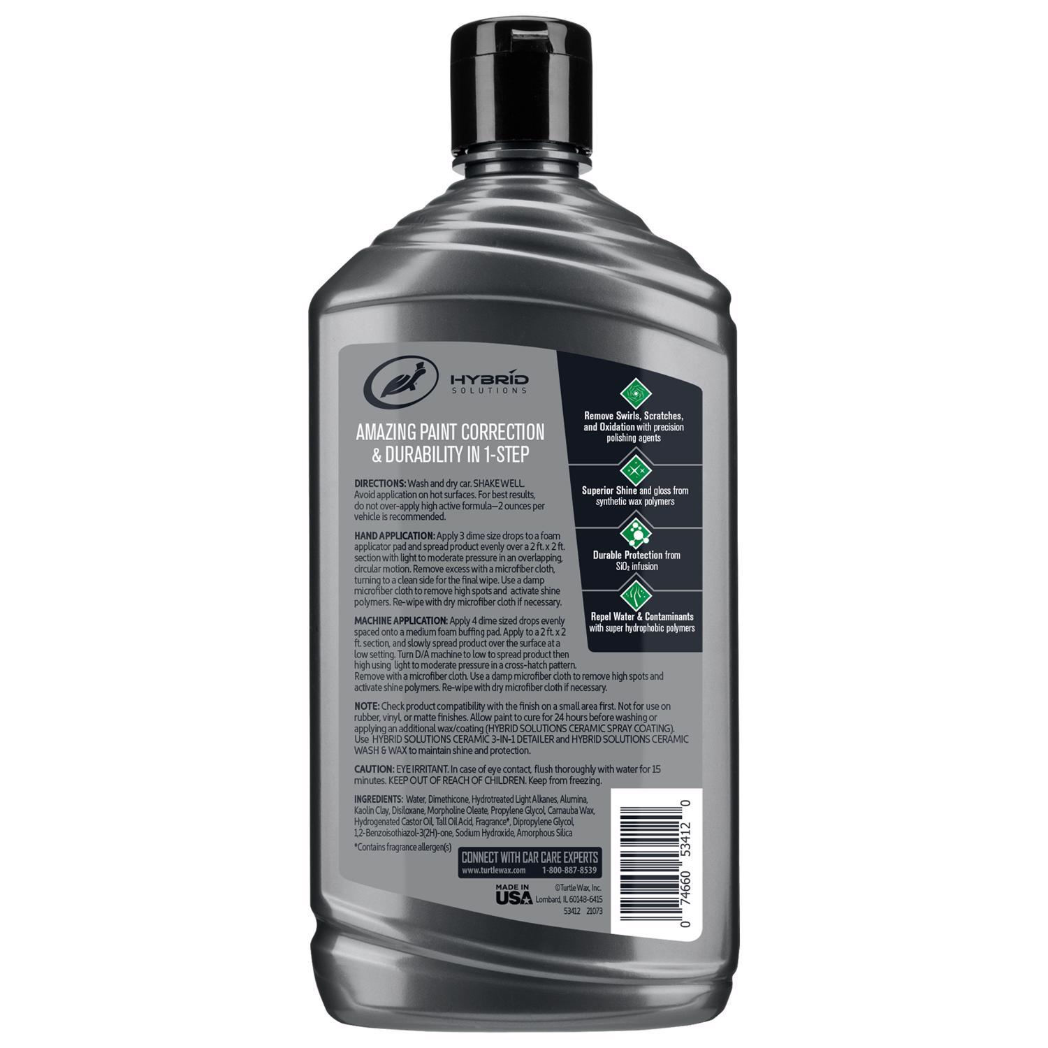 Turtle Wax Hybrid Solutions Ceramic Polish and Wax 14 oz