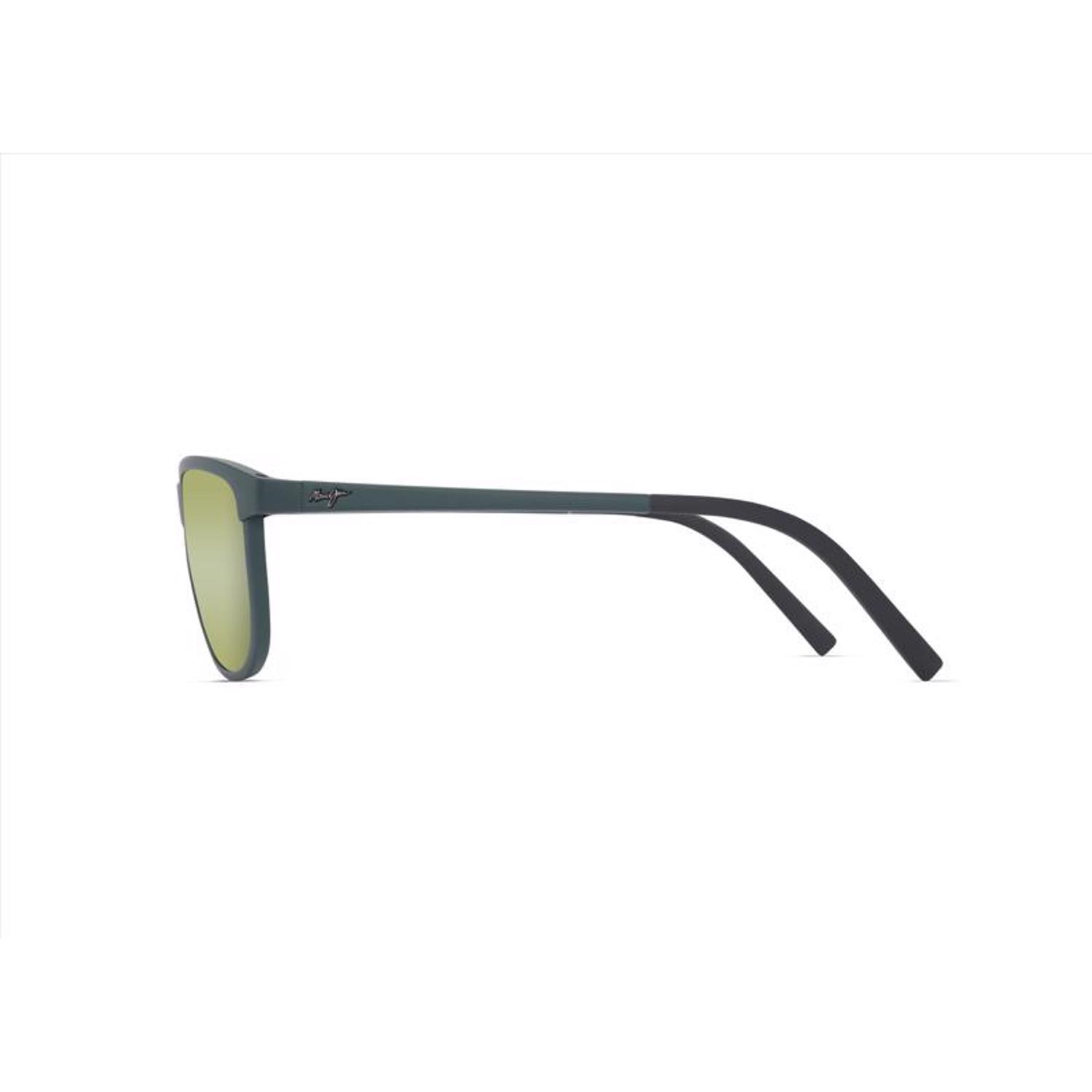 Maui Jim Lele Kawa Sunglasses Unisex Matte Dark Military Green Frame Maui HT Lens Polarized