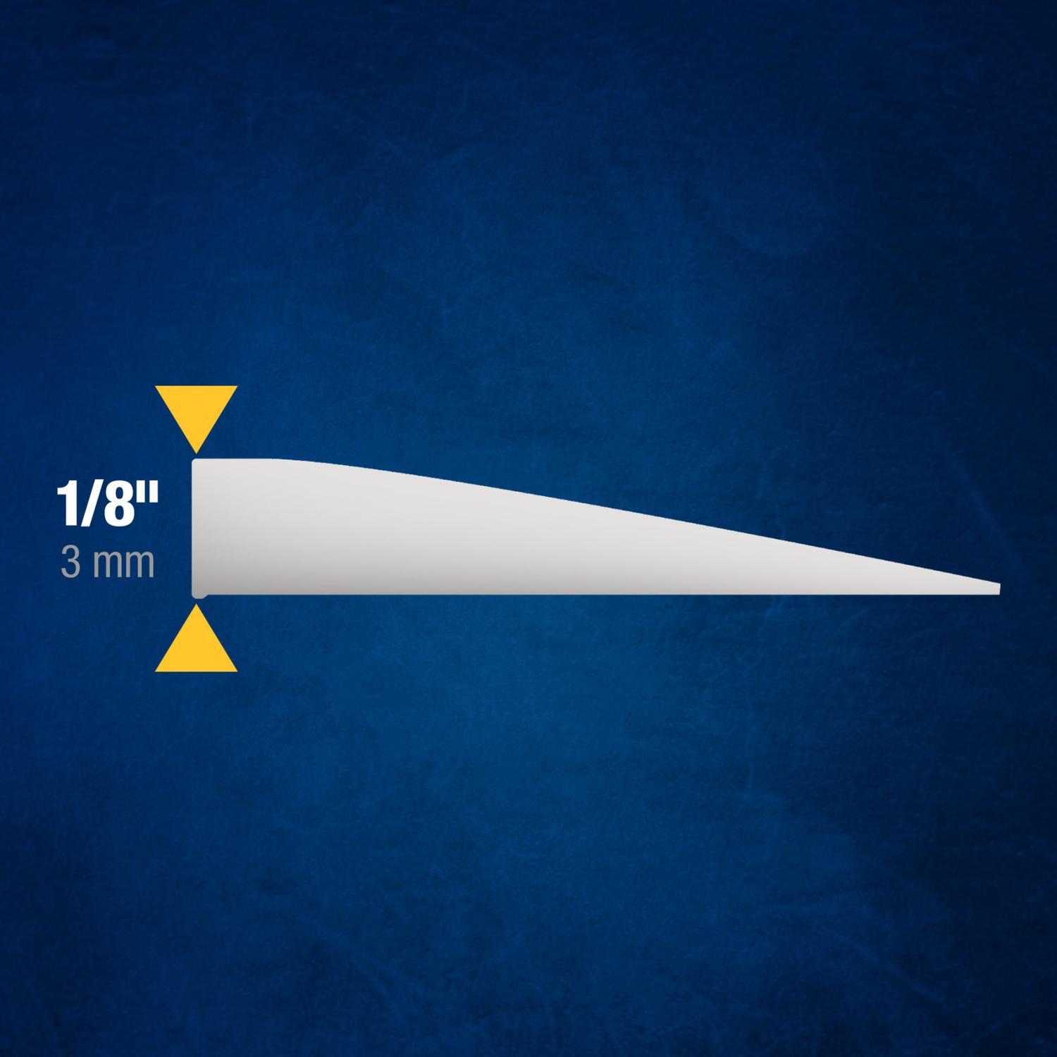 QEP 0.6 in. H X 0.5 in. W X 0.1 in. L Plastic Tile Spacer 500 pk