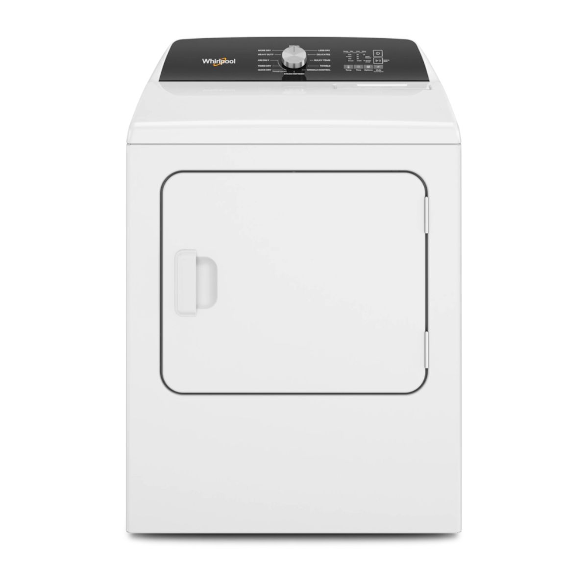 Whirlpool 7 cu. ft. White Electric Top Load Moisture Sensing Dryer with Steam