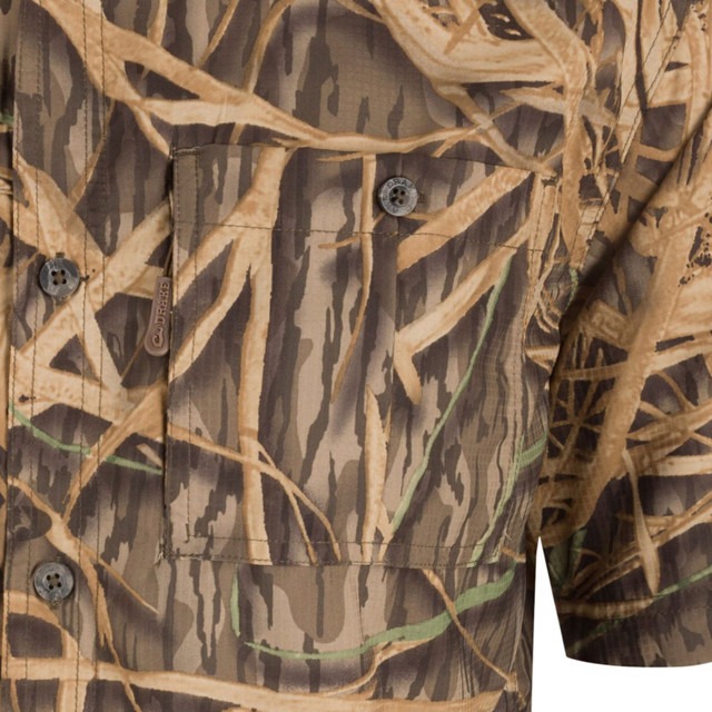 Drake 8-Shot Short Sleeve Flyweight Shirt Shadow Grass 2XL