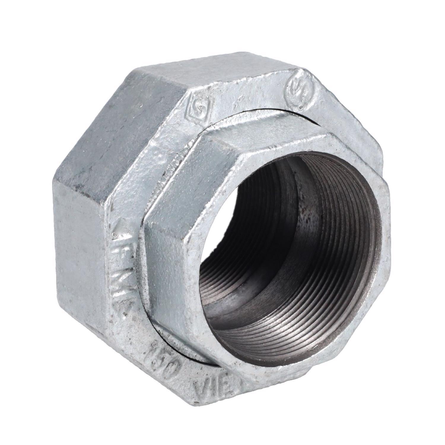 STZ Industries 2 in. FIP each X 2 in. D FIP Galvanized Malleable Iron Union