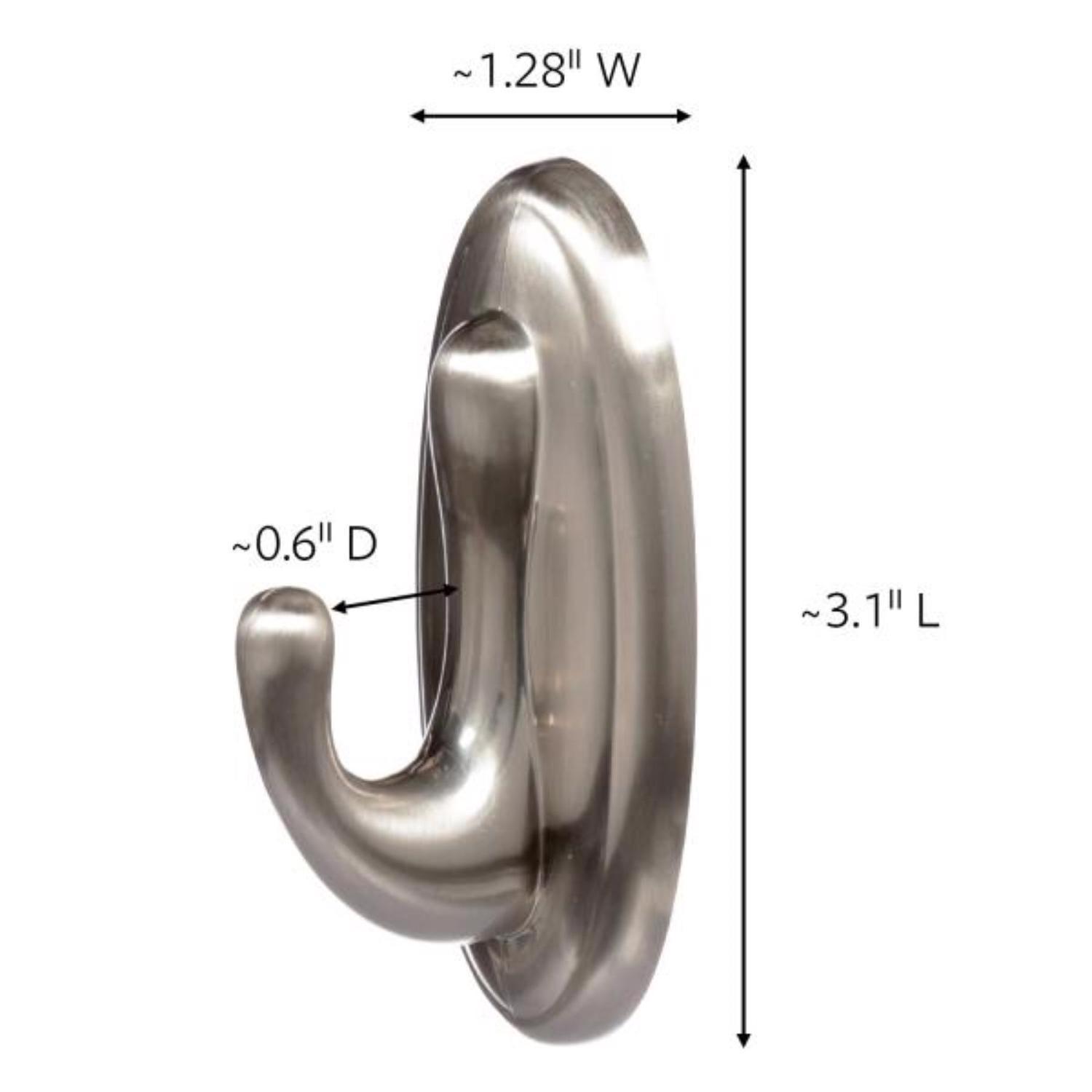 3M Command Medium Plastic Hook 3.125 in. L 1 pk