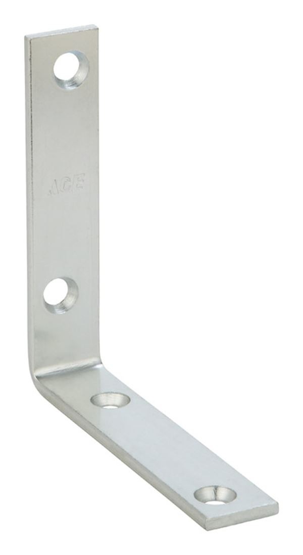 Ace Inside L Corner Brace 3-1/2 in. x 3/4 in. Zinc