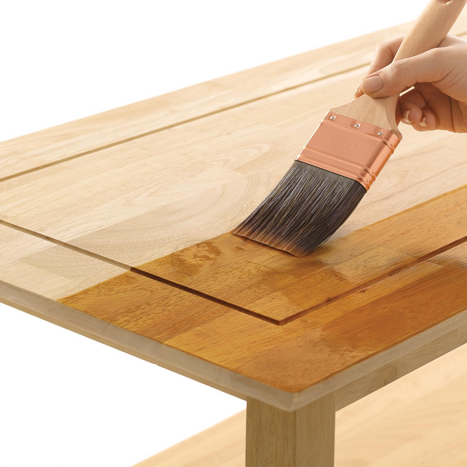 Minwax Wood Finish Semi-Transparent Golden Pecan Oil-Based Penetrating Wood Stain 1/2 pt