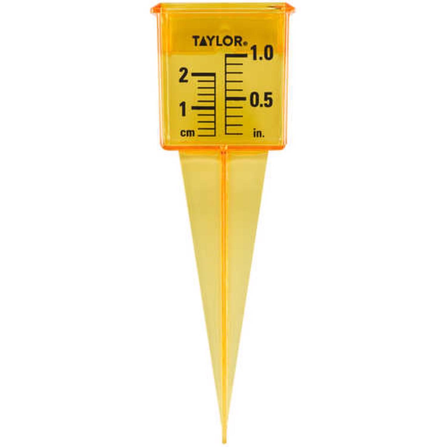 Taylor Rain Gauge/Sprinkler Stake 1.77 in. W X 1.57 in. L
