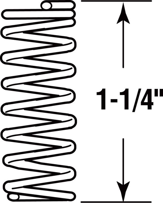Prime-Line 1-1/4 in. L X 5/16 in. D Compression Spring 4 pk