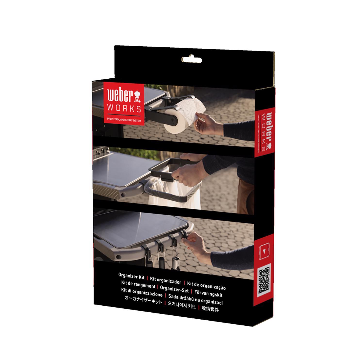 Weber Works Organizer Kit Black Accessory Organizer