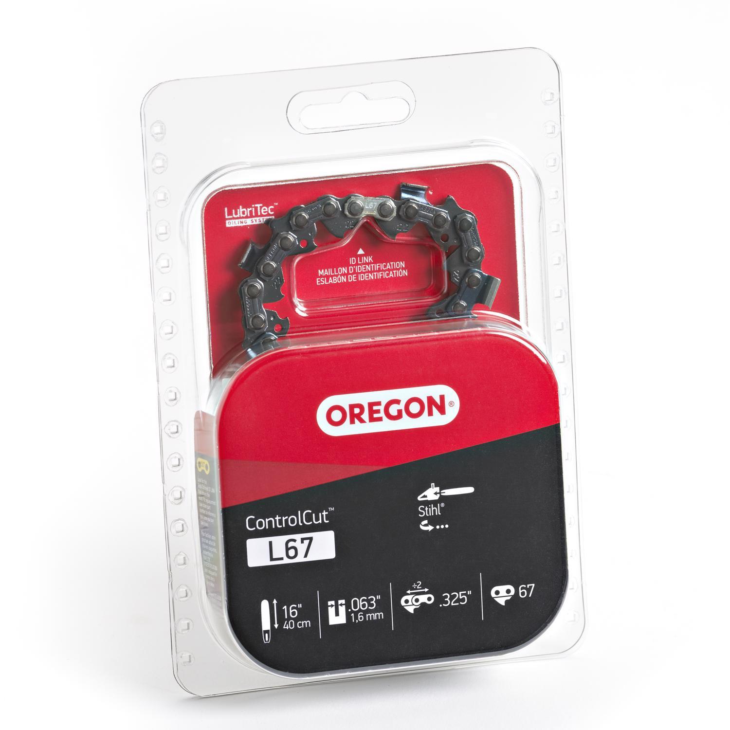 Oregon ControlCut L67 16 in. Chainsaw Chain 67 links