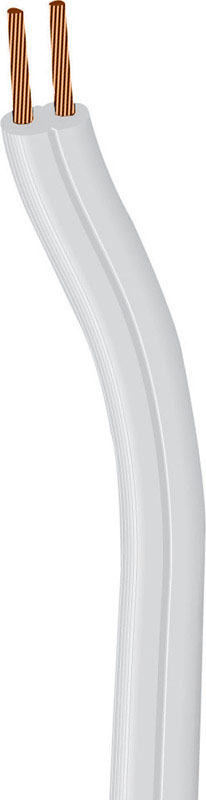 Southwire 18/2 SPT-1 300 volts Lamp Cord Wire 250 ft. L White - Sold by the foot