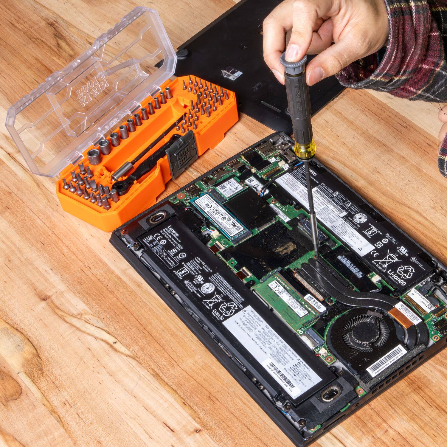 Klein Precision Ratchet and Driver System, 64-Piece