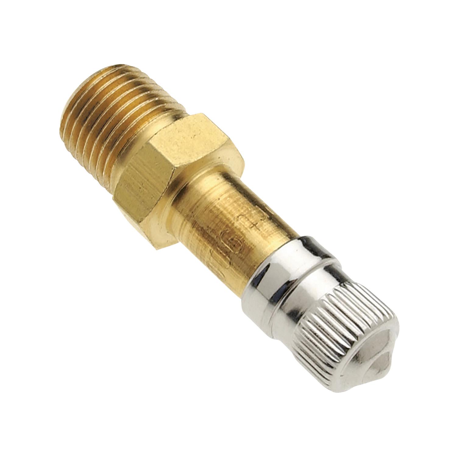 Tru-Flate Brass Tank Valve 1/8 in. Male 1 pc