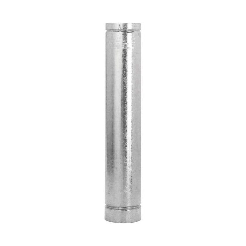 Selkirk 3 in. D X 60 in. L Aluminum Round Gas Vent Pipe