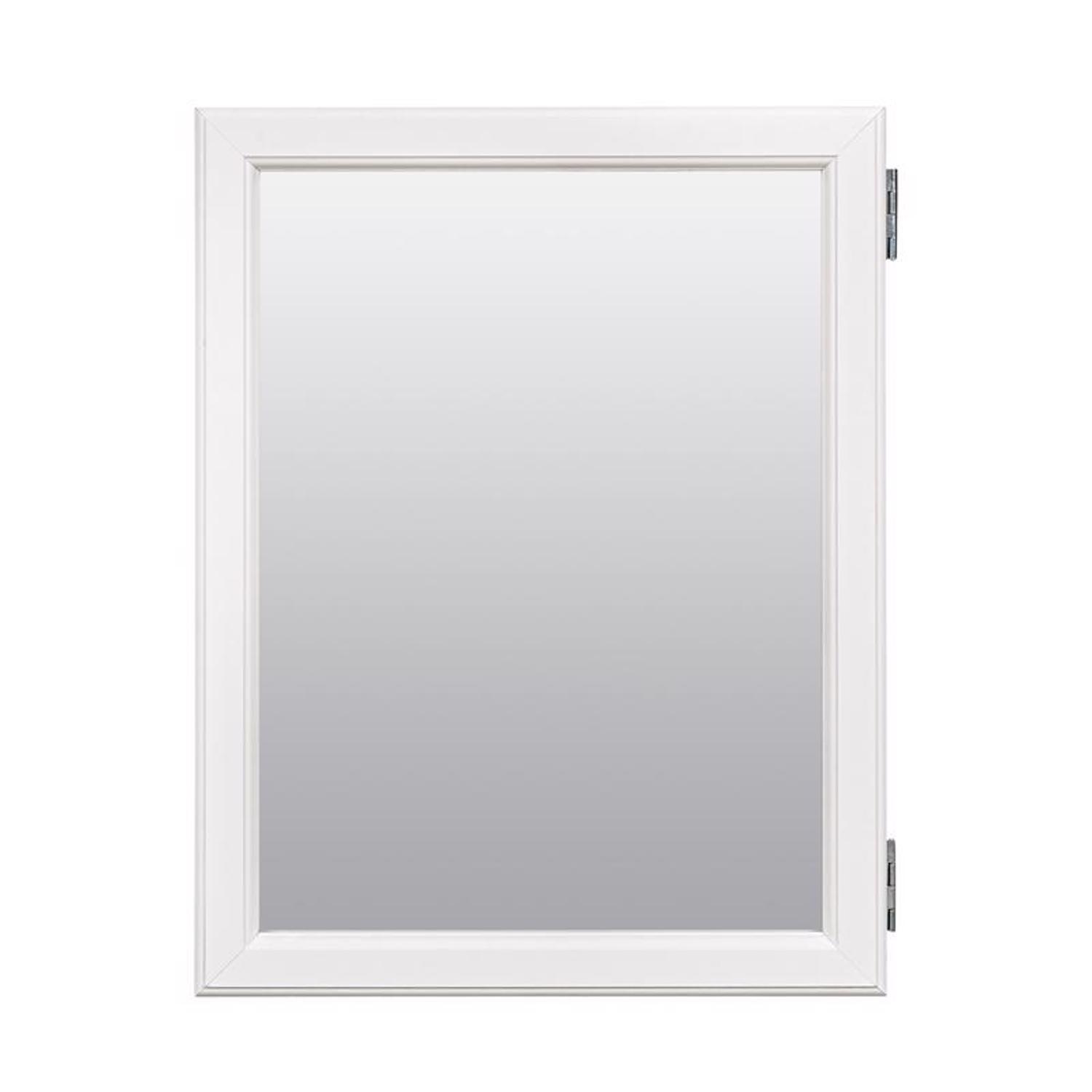 Zenna Home 19.25 in. H X 15.25 in. W X 4.25 in. D Rectangle Medicine Cabinet/Mirror