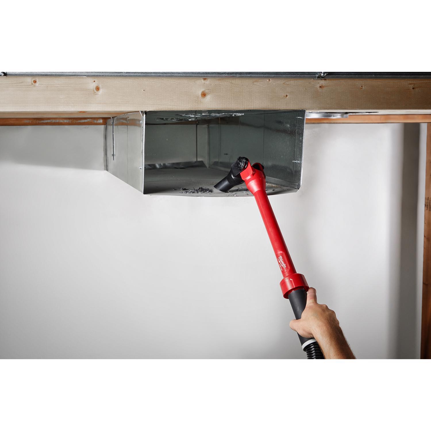 Milwaukee AIR-TIP 1-1/4 in. - 2-1/2 in. Wet/Dry Shop Vac Pivoting Extension Wand 1 pc