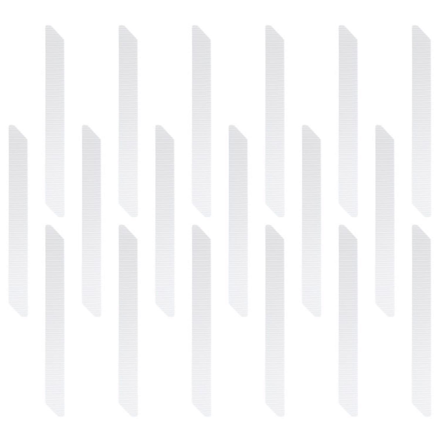 Duck White Shower and Bath Treads Polyurethane 1/32 in. H X 8 3/4 in. L