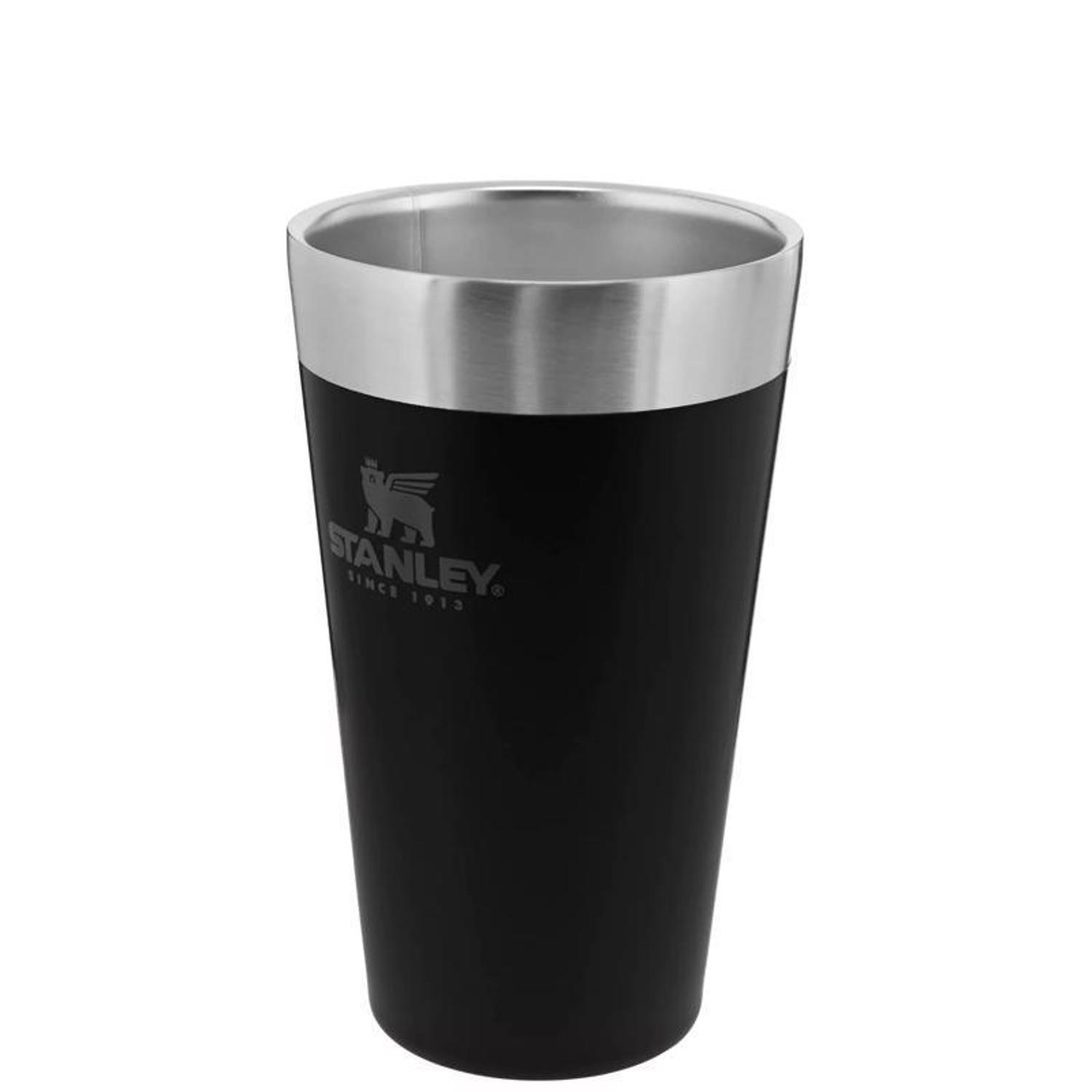 Stanley Adventure 16 oz Matte Black BPA Free Stackable Pint