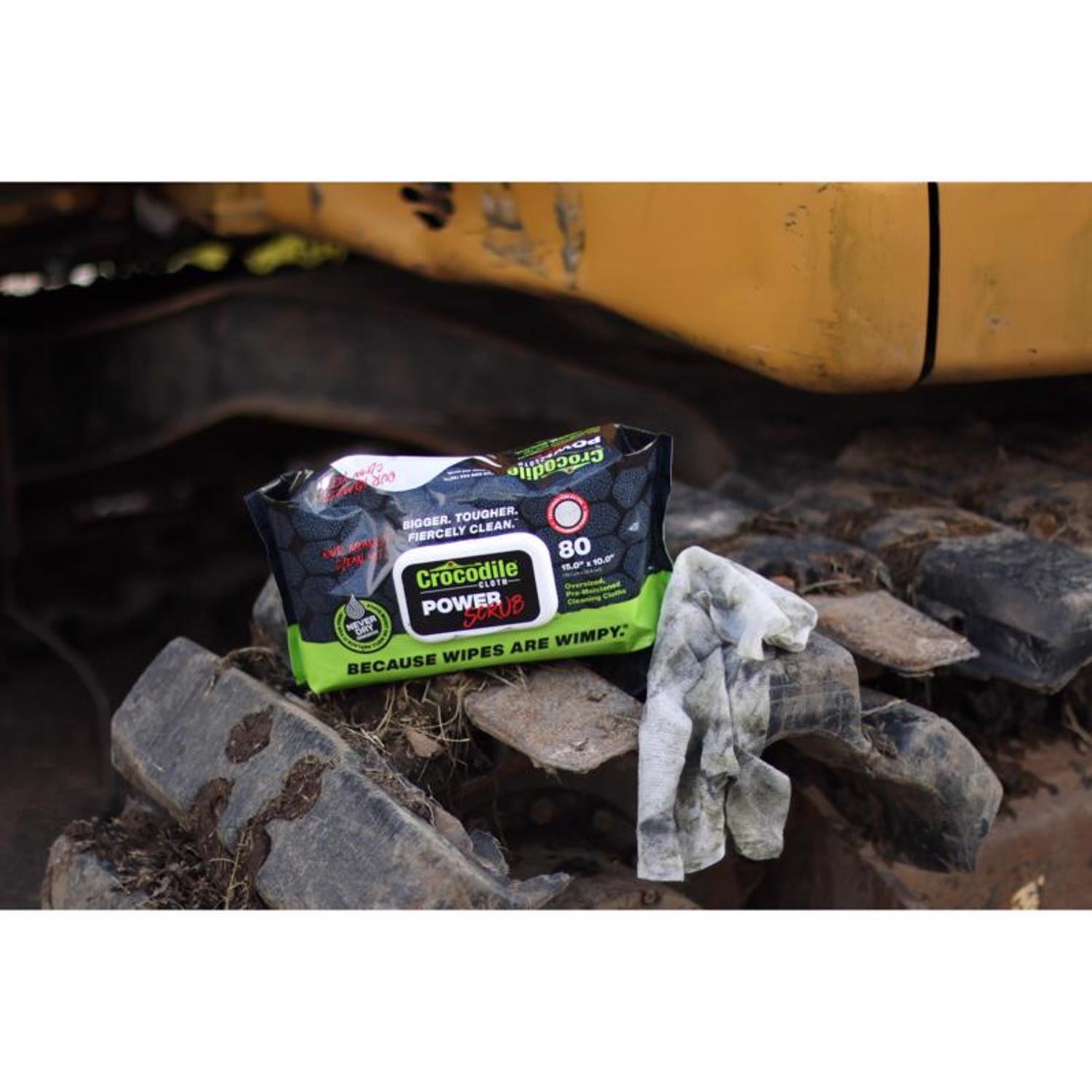 Crocodile Cloth Power Scrub Fiber Blend Cleaning Cloth 15 in. W X 10 in. L 80 pk