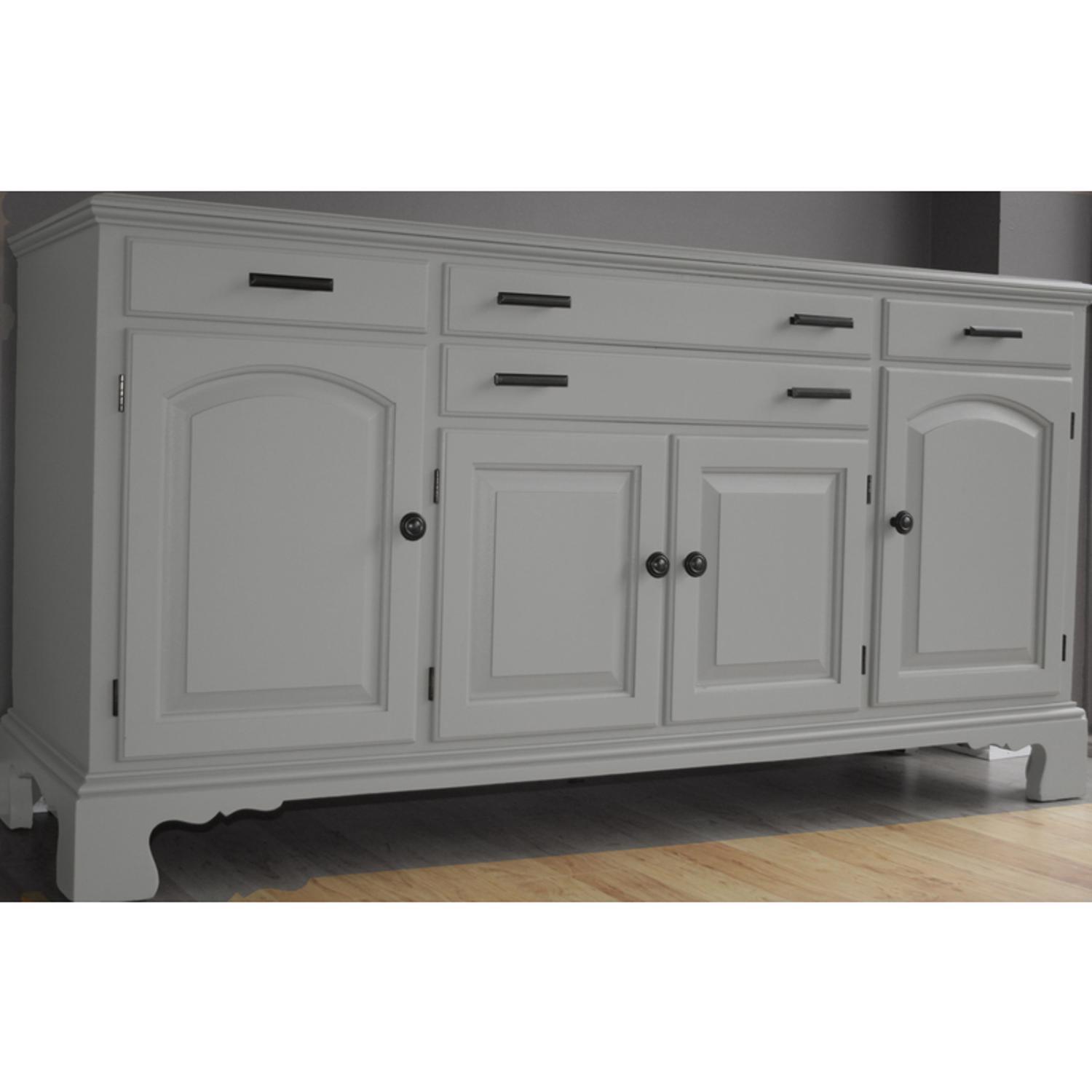 Beyond Paint Matte Soft Gray Water-Based Paint Exterior and Interior 1 qt