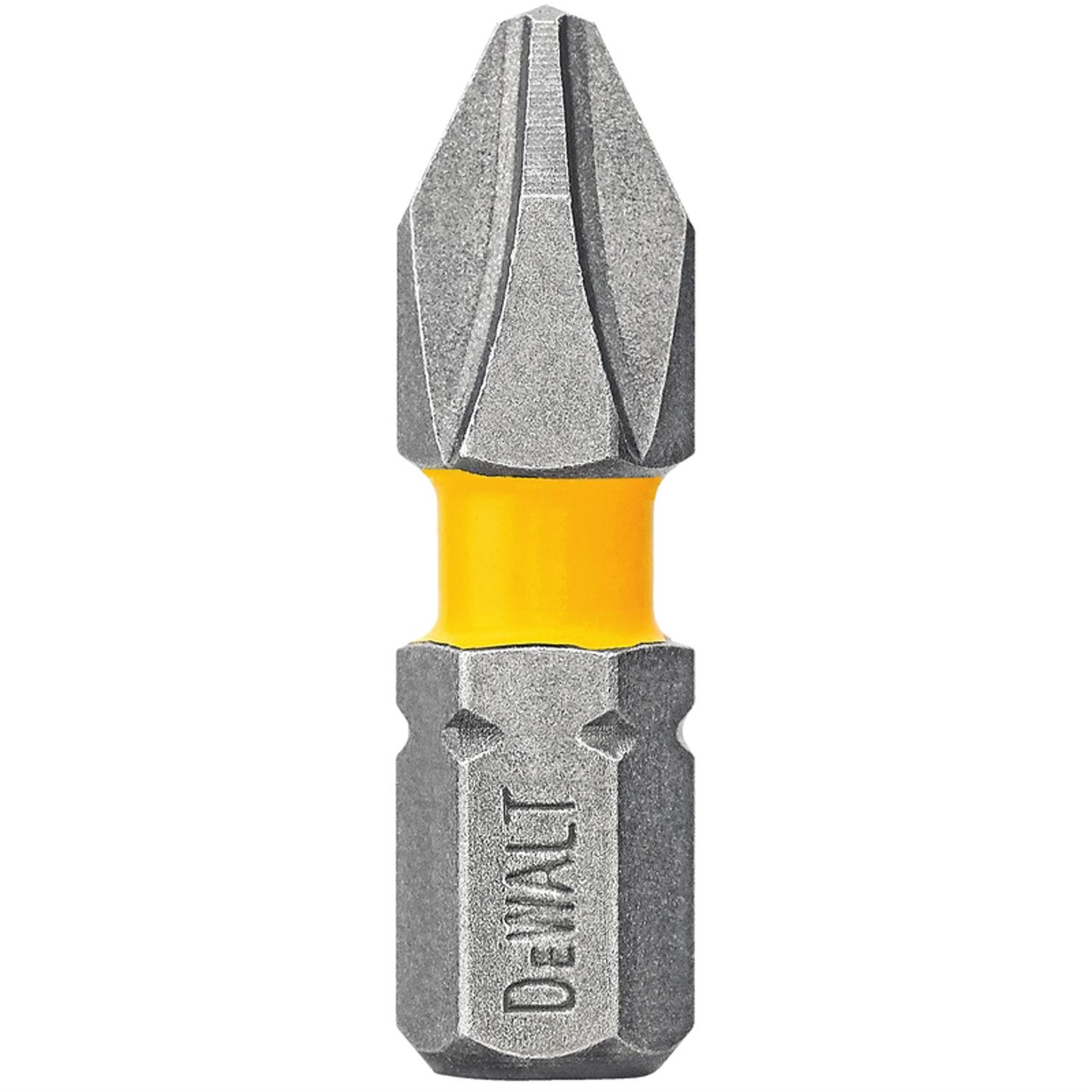 DeWalt Max Fit Phillips #2 X 1 in. L Insert Bit S2 Tool Steel 2 pc