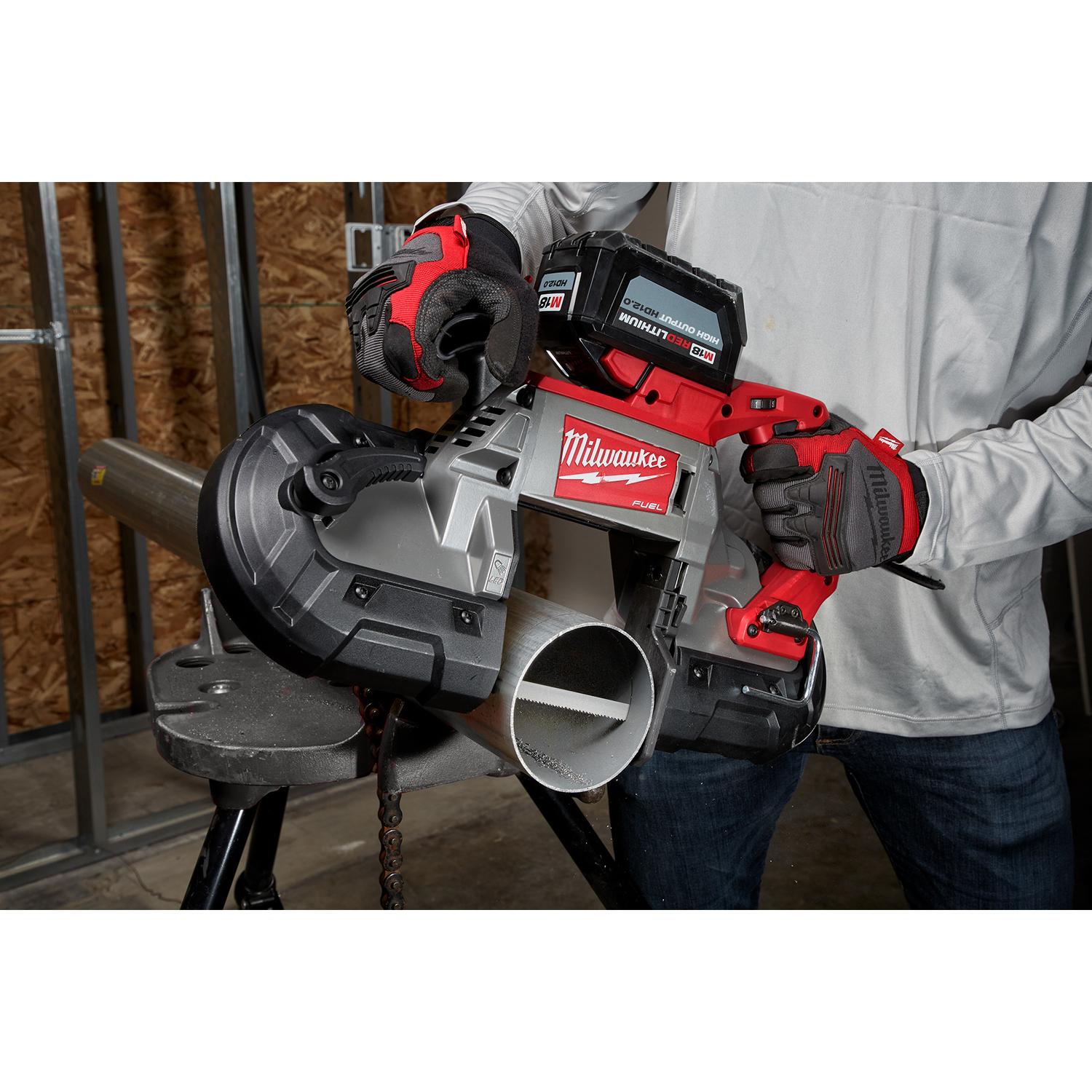 Milwaukee 44.9 in. L X 0.5 in. W Bi-Metal Band Saw Blade 18 TPI Raker teeth 3 pk