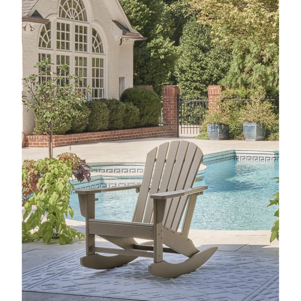 Ashley Adirondack Rocker Sundown Treasure Driftwood