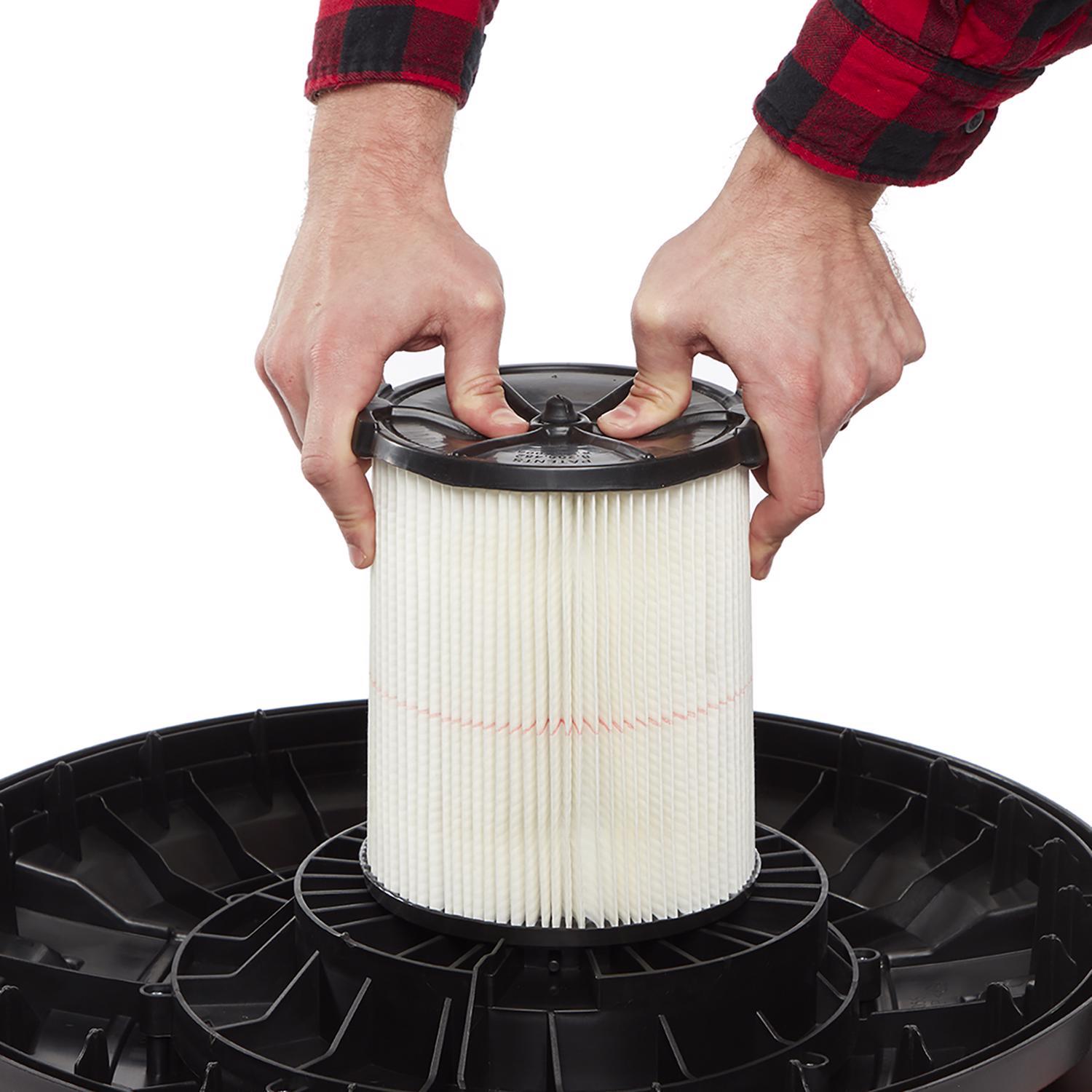 Craftsman 6.75 in. D General Purpose Wet/Dry Vac Cartridge Filter 5-20 gal 1 pc