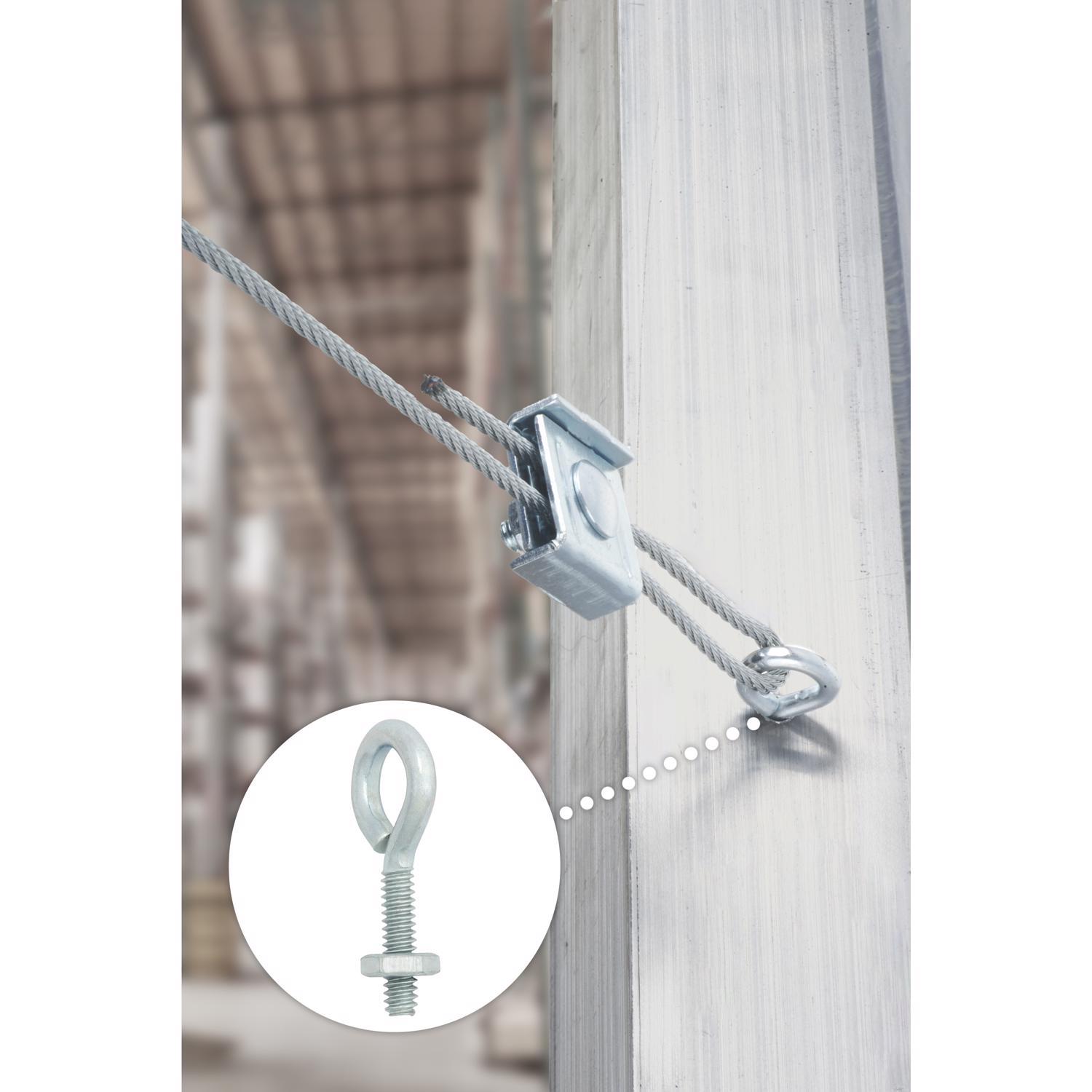 Hampton 3/16 in. X 1-1/2 in. L Zinc-Plated Steel Eyebolt Nut Included