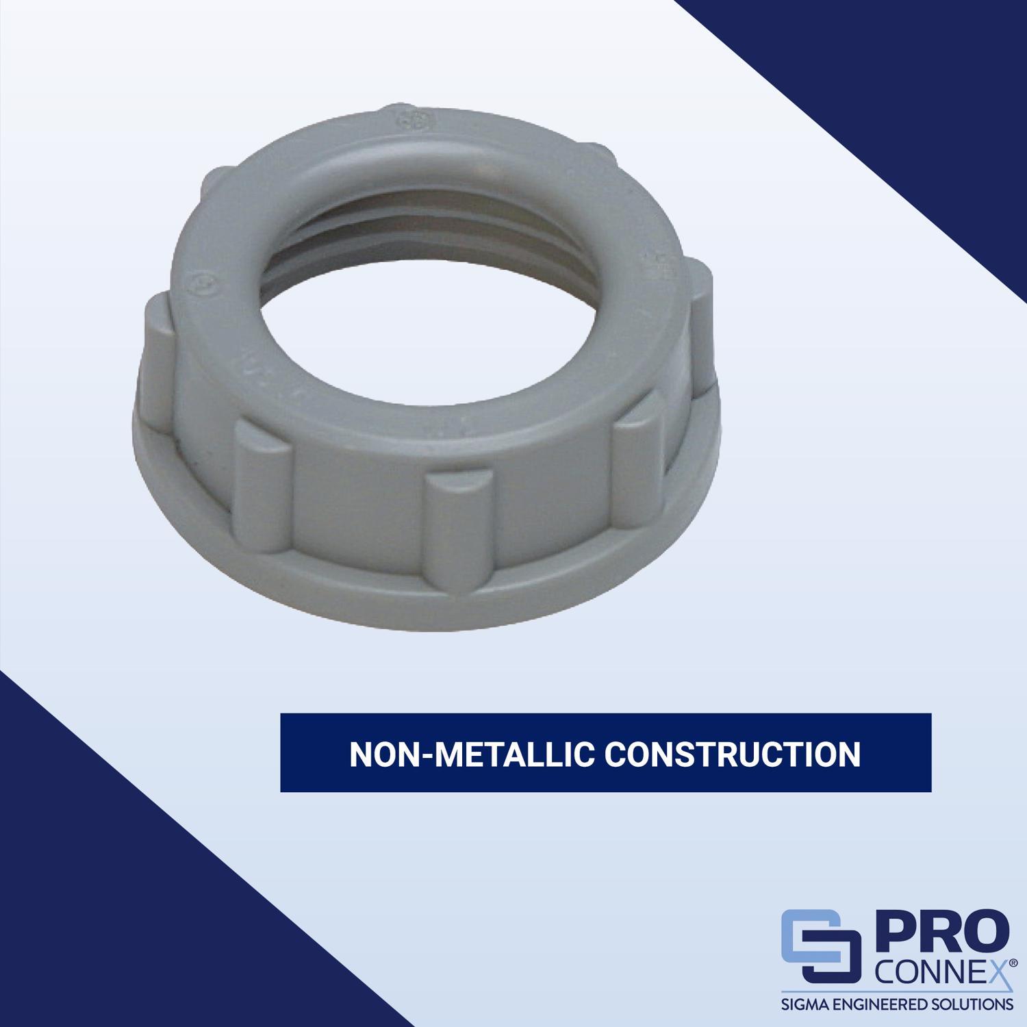Sigma Engineered Solutions ProConnex 1/2 in. Plastic Insulating Bushing 2 pk