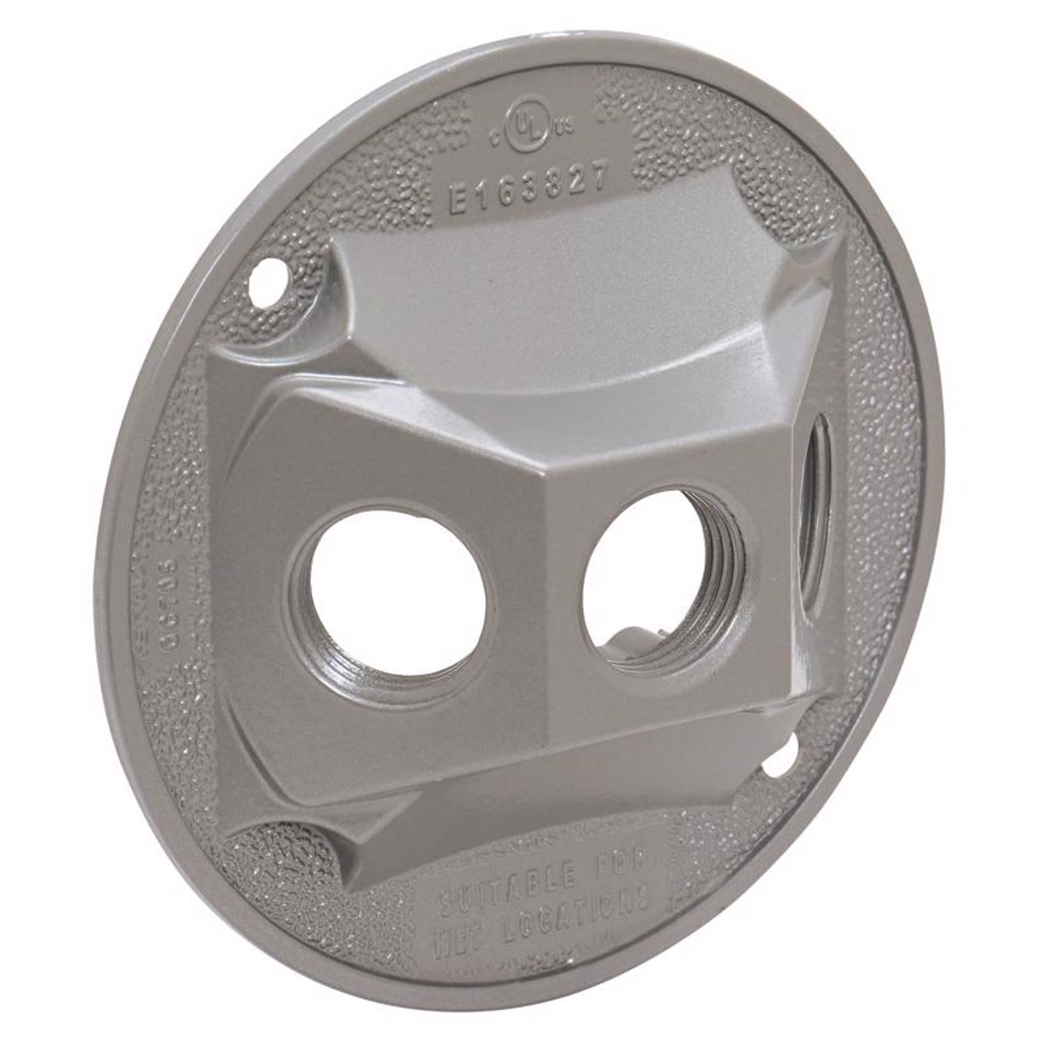 Sigma Engineered Solutions Round Metal 4.13 in. H X 4.13 in. W Lampholder Cover