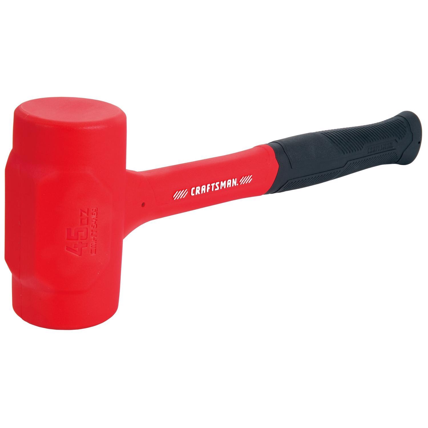 CRAFTSMAN 45 oz Dead Blow Hammer Steel Head Steel and Composite Handle