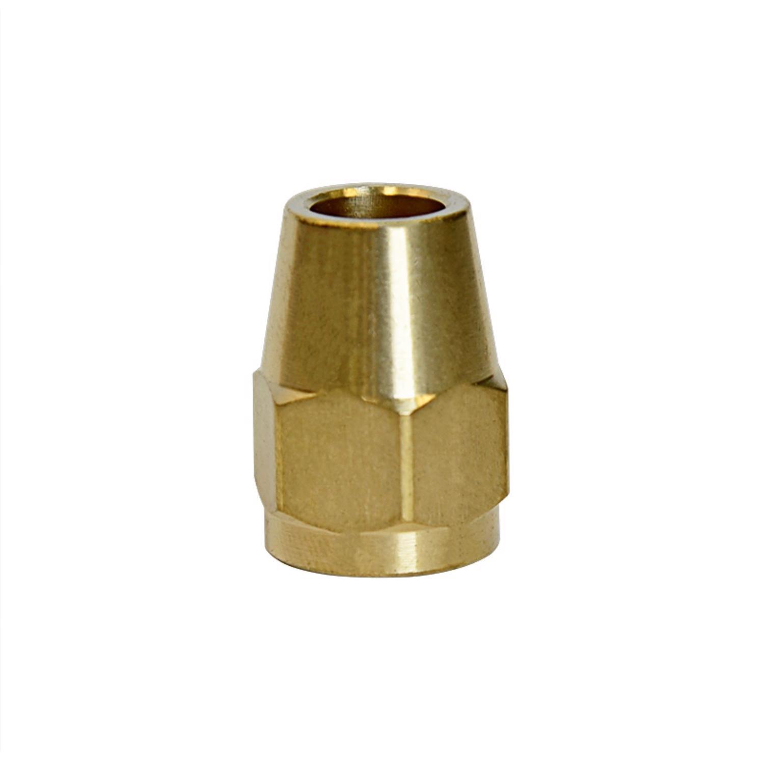 ATC 5/16 in. Flare Yellow Brass Nut