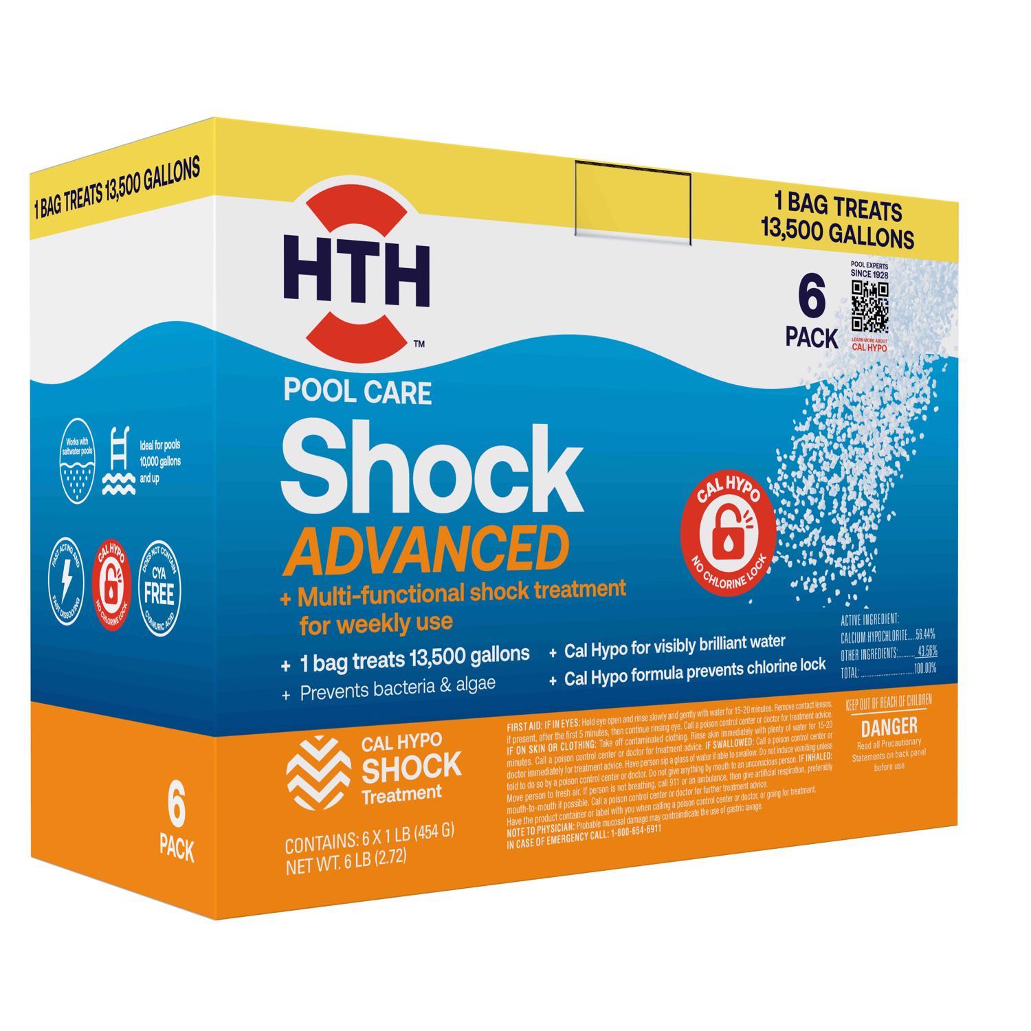HTH Pool Care Solid Shock Treatment 6 lb